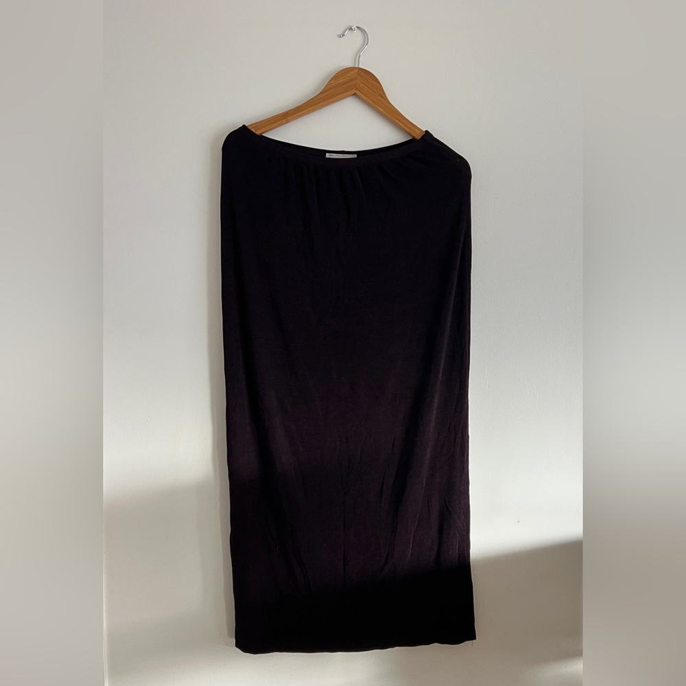 Vintage Eggplant Maxi Skirt